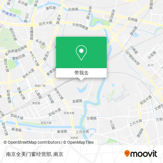 南京全美门窗经营部地图
