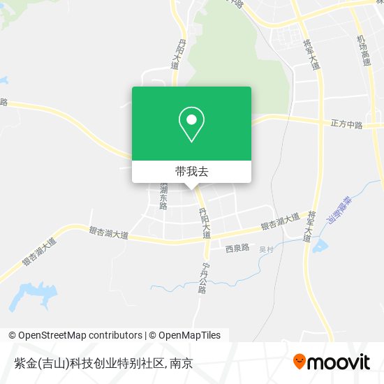 紫金(吉山)科技创业特别社区地图