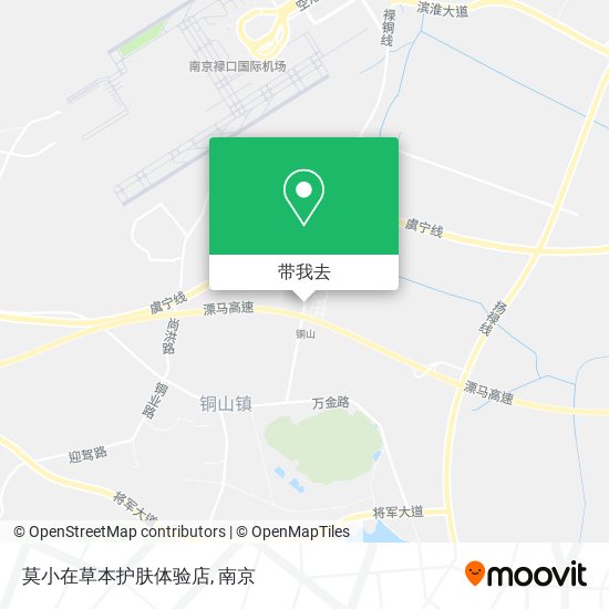 莫小在草本护肤体验店地图