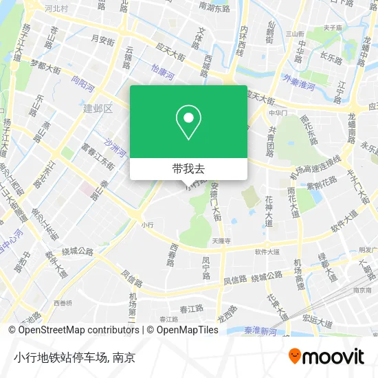 小行地铁站停车场地图
