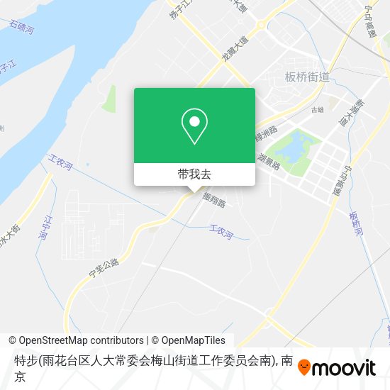 特步(雨花台区人大常委会梅山街道工作委员会南)地图
