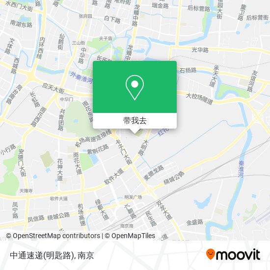 中通速递(明匙路)地图