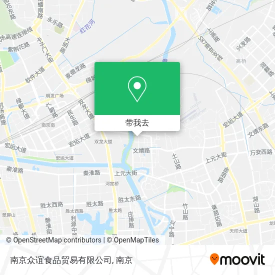 南京众谊食品贸易有限公司地图