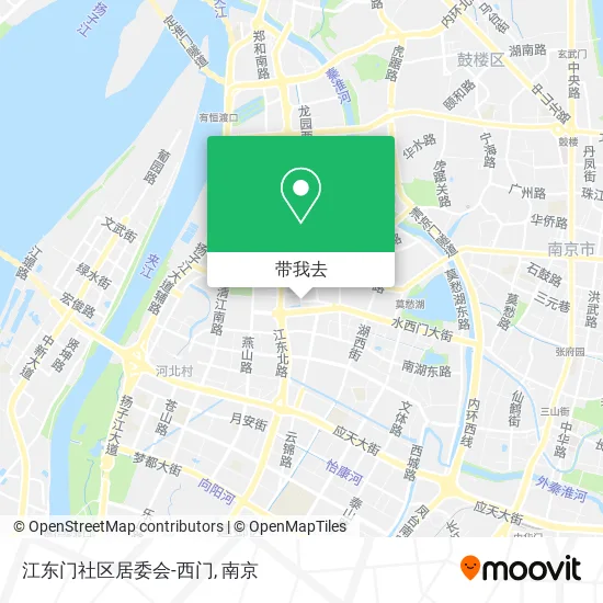 江东门社区居委会-西门地图