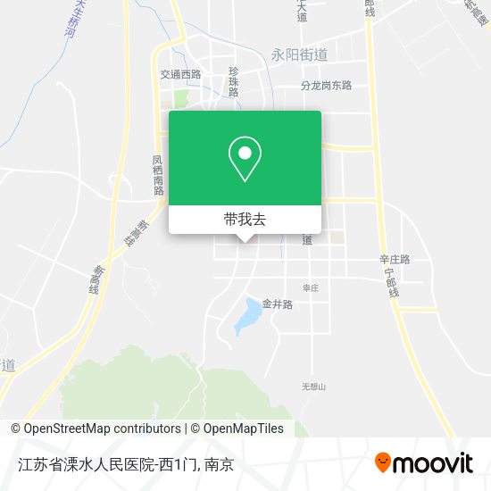 江苏省溧水人民医院-西1门地图
