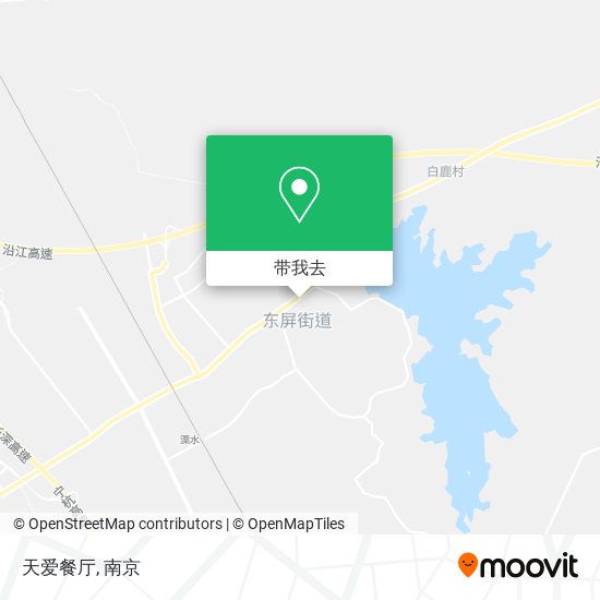 天爱餐厅地图