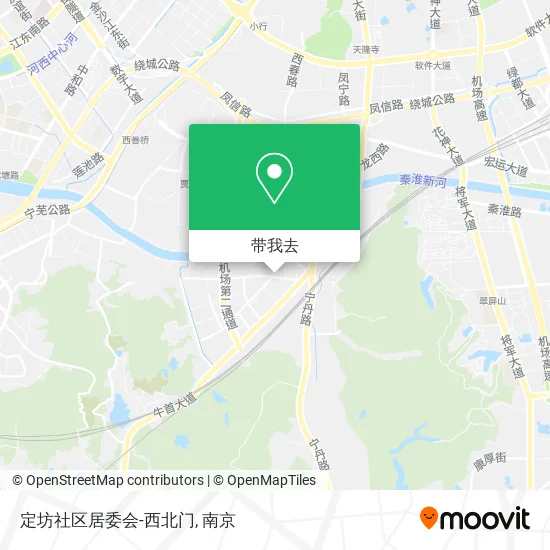 定坊社区居委会-西北门地图