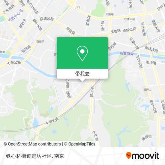 铁心桥街道定坊社区地图