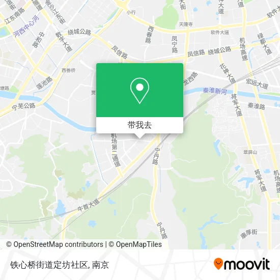 铁心桥街道定坊社区地图
