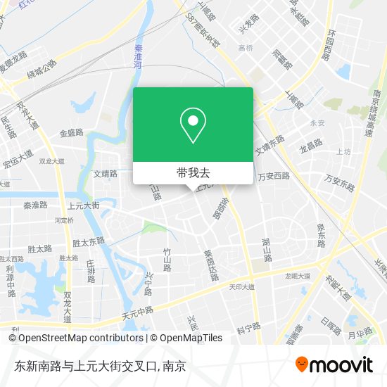 东新南路与上元大街交叉口地图
