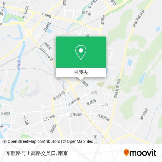 东麒路与上高路交叉口地图