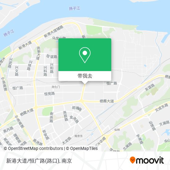 新港大道/恒广路(路口)地图