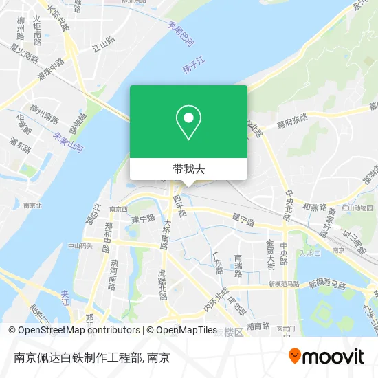 南京佩达白铁制作工程部地图
