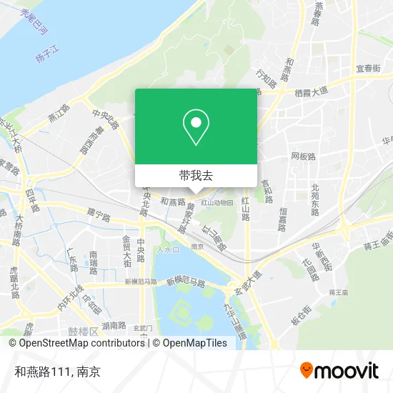 和燕路111地图