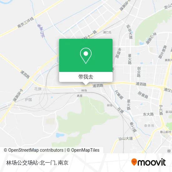 林场公交场站-北一门地图