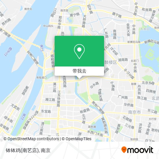 钵钵鸡(南艺店)地图