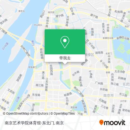 南京艺术学院体育馆-东北门地图