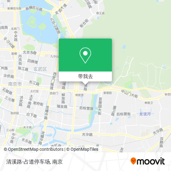 清溪路-占道停车场地图