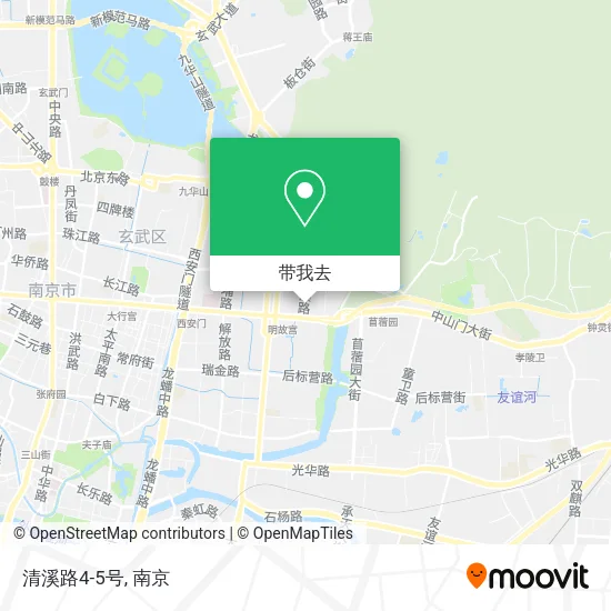 清溪路4-5号地图