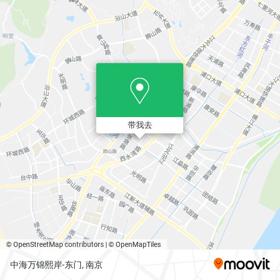 中海万锦熙岸-东门地图