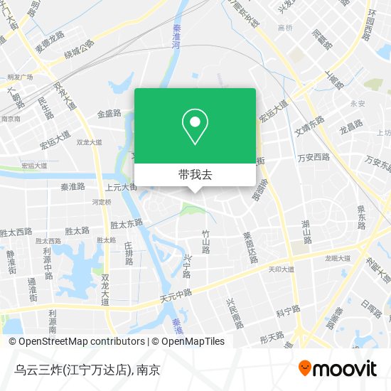 乌云三炸(江宁万达店)地图