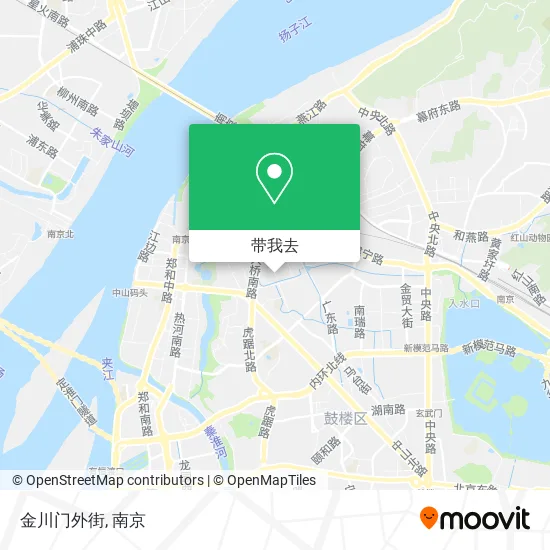 金川门外街地图