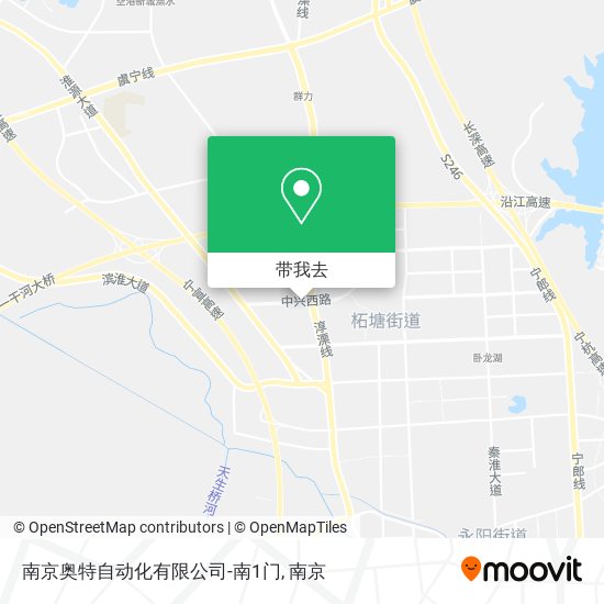 南京奥特自动化有限公司-南1门地图