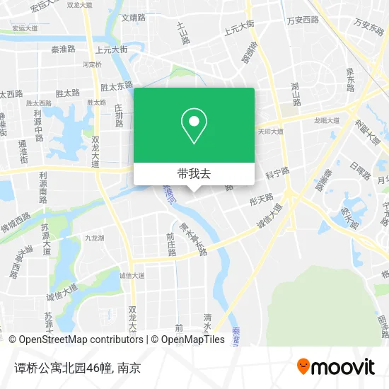 谭桥公寓北园46幢地图