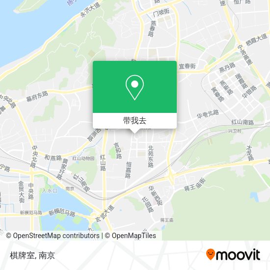 棋牌室地图