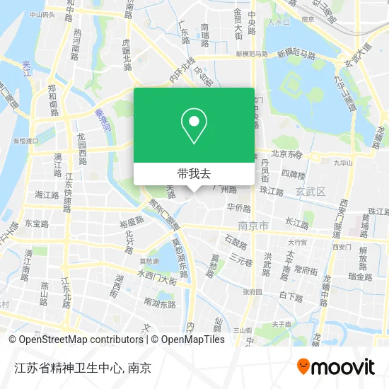 江苏省精神卫生中心地图
