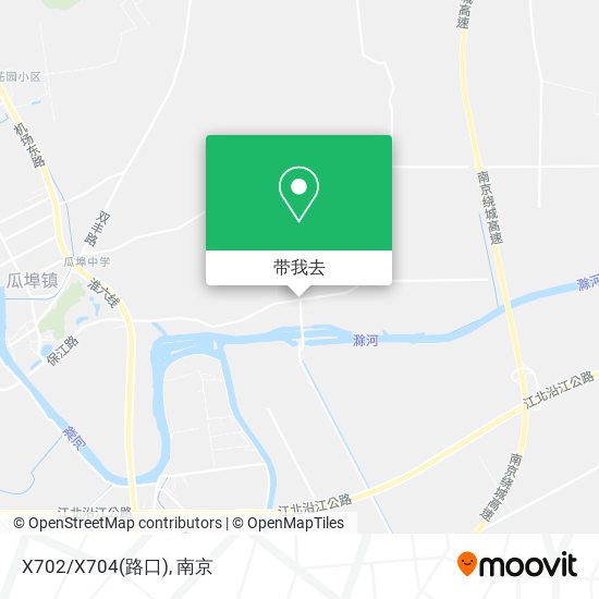 X702/X704(路口)地图