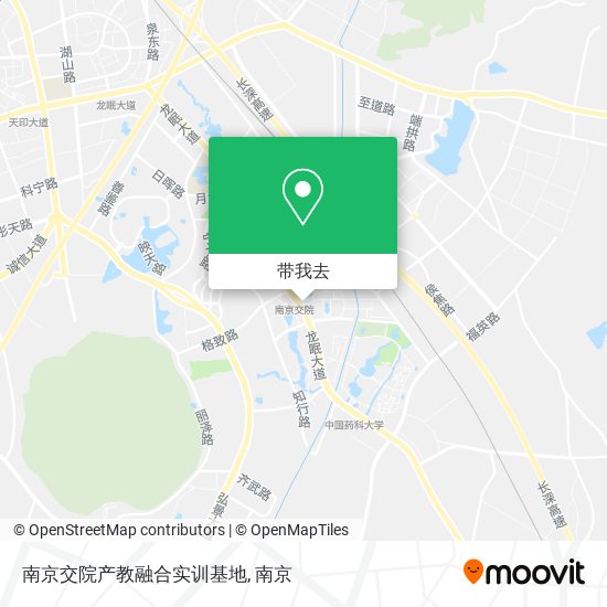 南京交院产教融合实训基地地图