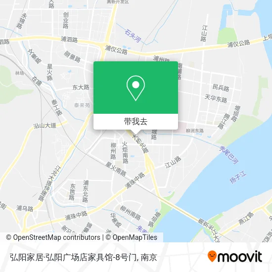 弘阳家居·弘阳广场店家具馆-8号门地图