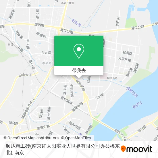 顺达精工砖(南京红太阳实业大世界有限公司办公楼东北)地图