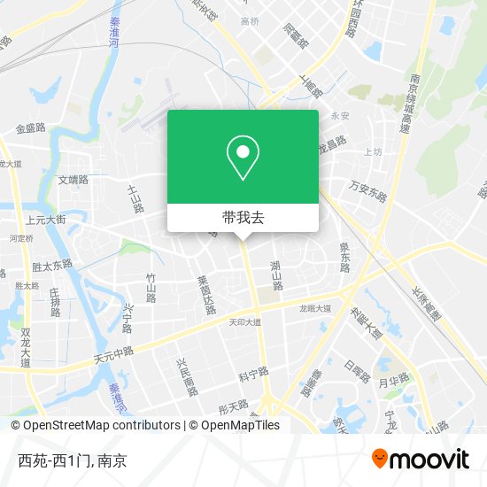 西苑-西1门地图