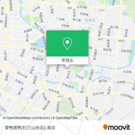 爱鸭黑鸭王(三山街店)地图