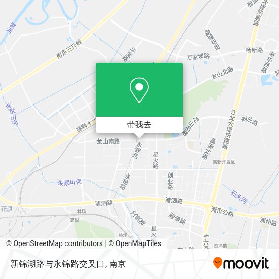 新锦湖路与永锦路交叉口地图