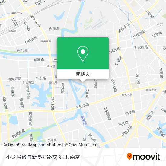 小龙湾路与新亭西路交叉口地图
