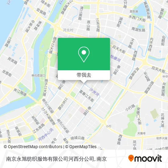 南京永旭纺织服饰有限公司河西分公司地图