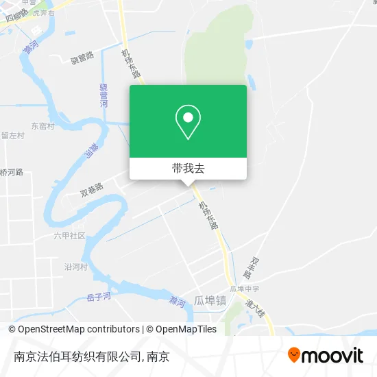 南京法伯耳纺织有限公司地图