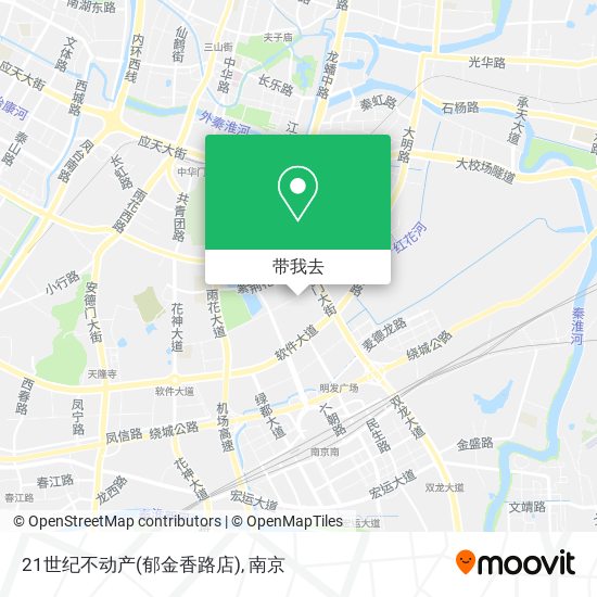 21世纪不动产(郁金香路店)地图