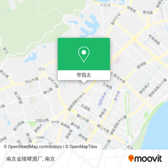 南京金陵啤酒厂地图