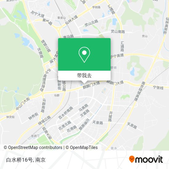 白水桥16号地图