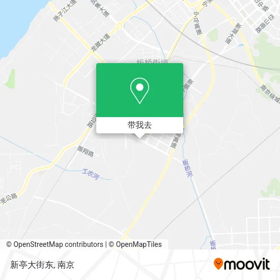 新亭大街东地图