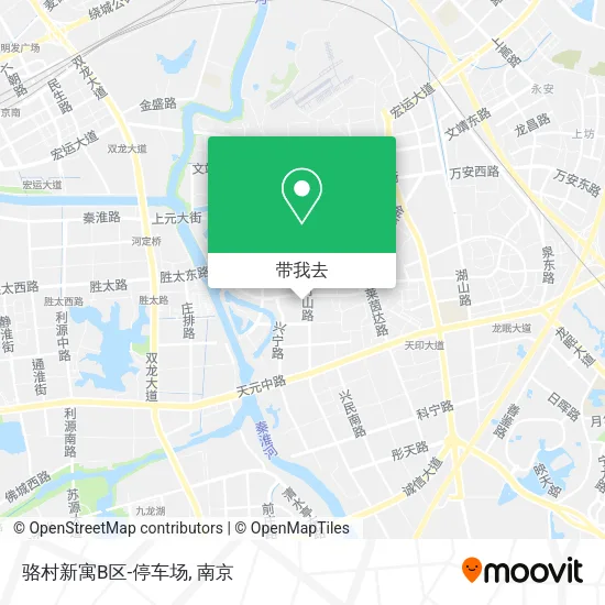 骆村新寓B区-停车场地图