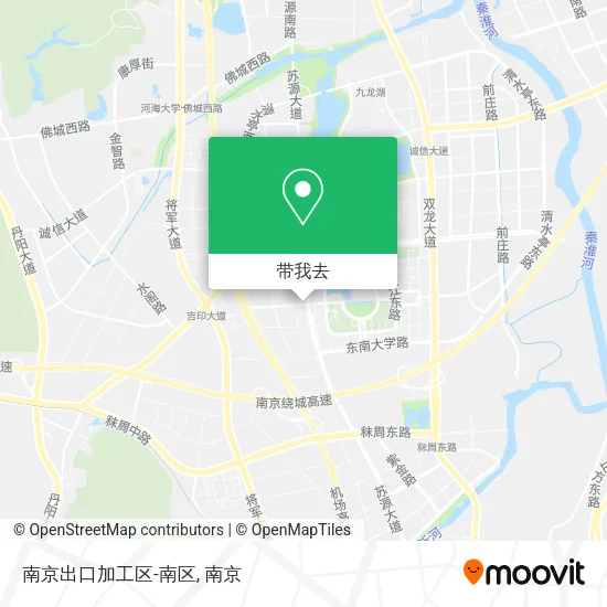 南京出口加工区-南区地图