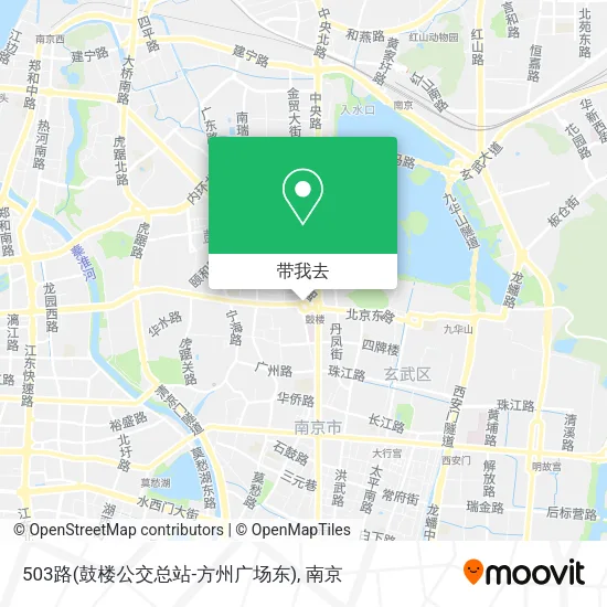 503路(鼓楼公交总站-方州广场东)地图