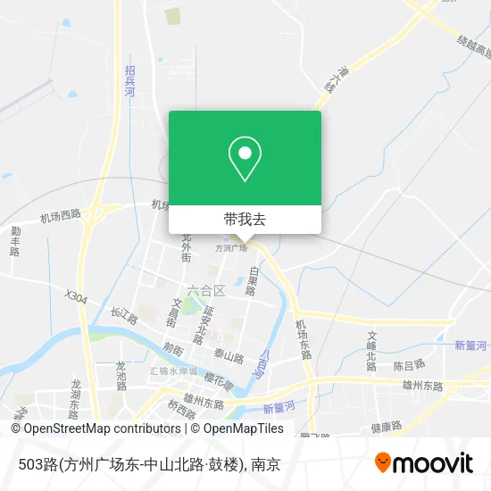 503路(方州广场东-中山北路·鼓楼)地图