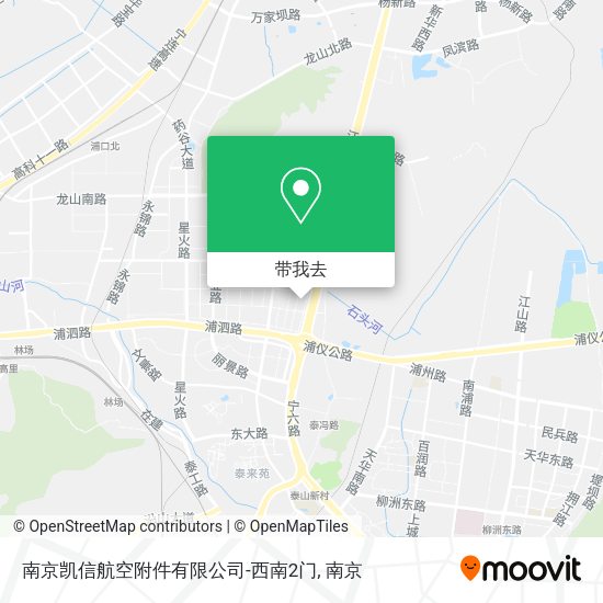 南京凯信航空附件有限公司-西南2门地图