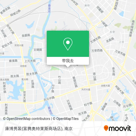 康博男装(富腾奥特莱斯商场店)地图